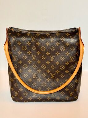 Authentic Louis Vuitton Looping GM Monogram Shoulder Bag – Excellent Condition